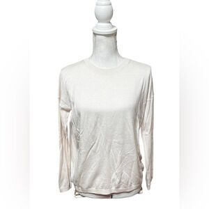NWT The White Company button back jumper with recycled cotton pale pink XS